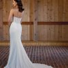 Fit And Flare Wedding Dress With Lace Corset Bodice And Crepe Skirt by Essense of Australia - Image 2
