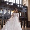 Long Sleeve 3D Floral Ballgown Wedding Dress by Martina Liana Luxe - Image 1