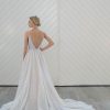 Spaghetti Strap A-line Sparkle Wedding Dress by Martina Liana Luxe - Image 2