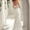 Fit And Flare Wedding Dress With Sweetheart Neckline And Back Lace Details by Mikaella - Image 2