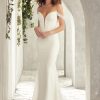 Fit And Flare Wedding Dress With Sweetheart Neckline And Back Lace Details by Mikaella - Image 1