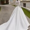 Strapless Ballgown Wedding Dress With Detachable Lace Jacket by Pronovias - Image 2