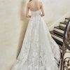 Strapless Sweetheart Ballgown Wedding Dress With Lace Embroidery Throughout by Sareh Nouri - Image 2