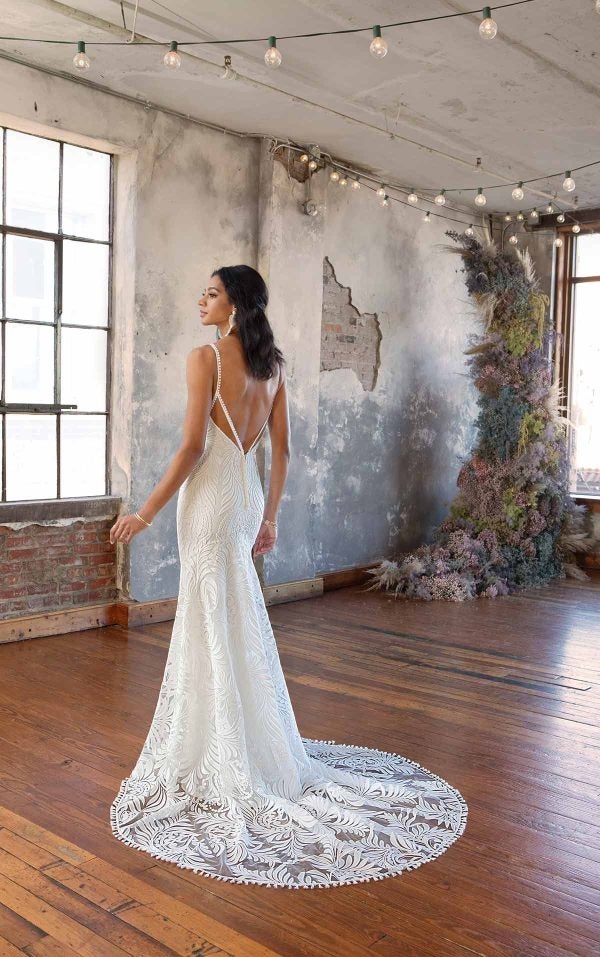 low back wedding dress