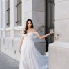 Lace A-line Wedding Dress With Off The Shoulder Straps by Martina Liana - Image 1