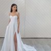 Sleeveless Ballgown Wedding Dress With Coutured Bodice And High Slit by Martina Liana Luxe - Image 1