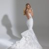Sleeveless V-neckline Lace Mermaid Wedding Dress by Pnina Tornai - Image 2