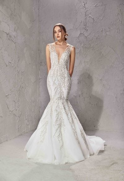 Champagne Wedding Dresses - Largest Selection - Kleinfeld