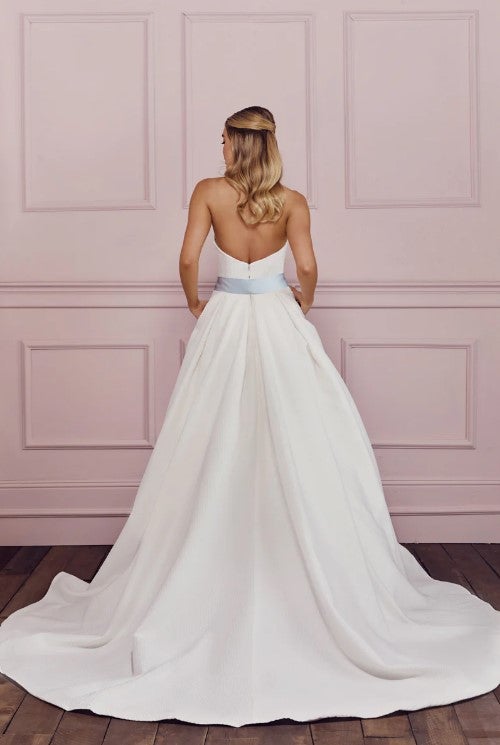 Strapless Sweetheart Ball Gown Wedding Dress by Anne Barge - Image 2