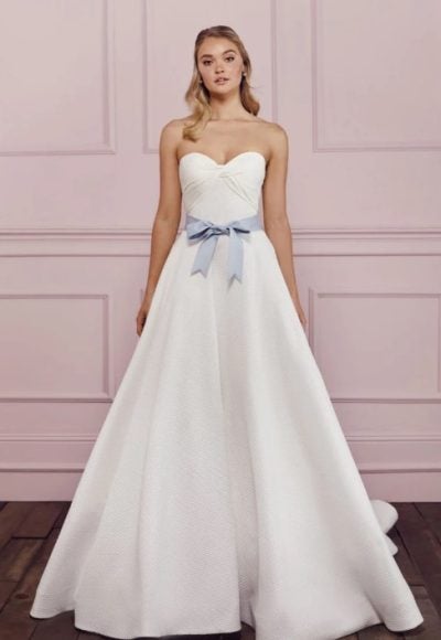 Strapless Sweetheart Ball Gown Wedding Dress by Anne Barge