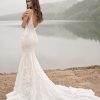 Spaghetti Strap Beaded Lace Fit And Flare Wedding Dress With Open Back And Dramatic Train by Maggie Sottero - Image 2