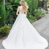 Sleeveless A-line Wedding Dress With Open Back And Bow by Verdin Bridal New York - Image 2