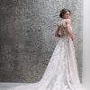 A-line Wedding Dress With High Neck And Illusion Lace Back by Allure Bridals - Image 2