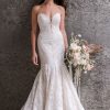 Strapless Sweetheart Neckline Lace Fit And Flare Wedding Dress by Allure Bridals - Image 1