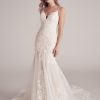 Lace Mermaid Wedding Dress With Spaghetti Straps And V-neckline by Maggie Sottero - Image 1