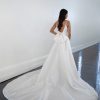 Spaghetti Strap A-line Wedding Dress With Back Bow by Martina Liana - Image 2