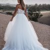 Strapless Sweetheart Neckline Ballgown Wedding Dress With Beaded Bodice And Tulle Skirt by Allure Bridals - Image 2