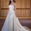 Strapless Fit And Flare Wedding Dress With Detachable Overskirt by Essense of Australia - Image 1
