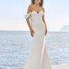 Mermaid Crêpe Wedding Dress With Sweetheart Neckline And Exposed Back by Pronovias - Image 1