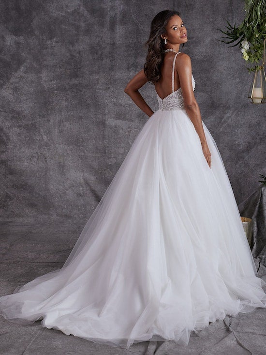 Tulle Ballgown Wedding Dress With Beaded Bodice by Maggie Sottero - Image 2