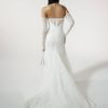 Lace Mermaid Wedding Dress With Detachable Long Sleeves by Vera Wang Bride - Image 2