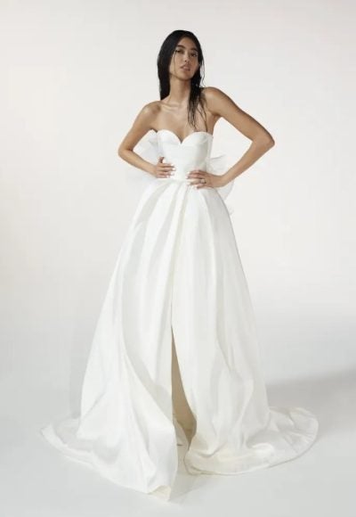 Strapless Ball Gown Wedding Dress With Back Details by Vera Wang Bride