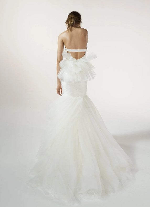 Tulle Fit And Flare Wedding Dress With Back Details by Vera Wang Bride - Image 2