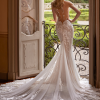 Lace Fit And Flare Wedding Dress With Illusion Back Details by Ines by Ines Di Santo - Image 2