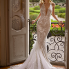 Lace Fit And Flare Wedding Dress With Illusion Back Details by Ines by Ines Di Santo - Image 1