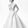 Sleeveless Ball Gown Wedding Dress With Lace Embroidery Bodice by Nicole + Felicia - Image 1