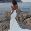 Sleeveless Sheath Wedding Dress With Back Details by Anna Campbell - Image 2