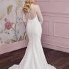Sheath Long Sleeve Wedding Dress With High Neck by Anne Barge - Image 2