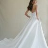 Strapless Ball Gown Wedding Dress With Pleated Bodice by Anne Barge - Image 2