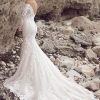 Off The Shoulder Long Sleeve Lace Fit And Flare Wedding Dress by Maggie Sottero - Image 2