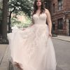 Strapless Ball Gown Wedding Dress With Beaded Bodice by Maggie Sottero - Image 1