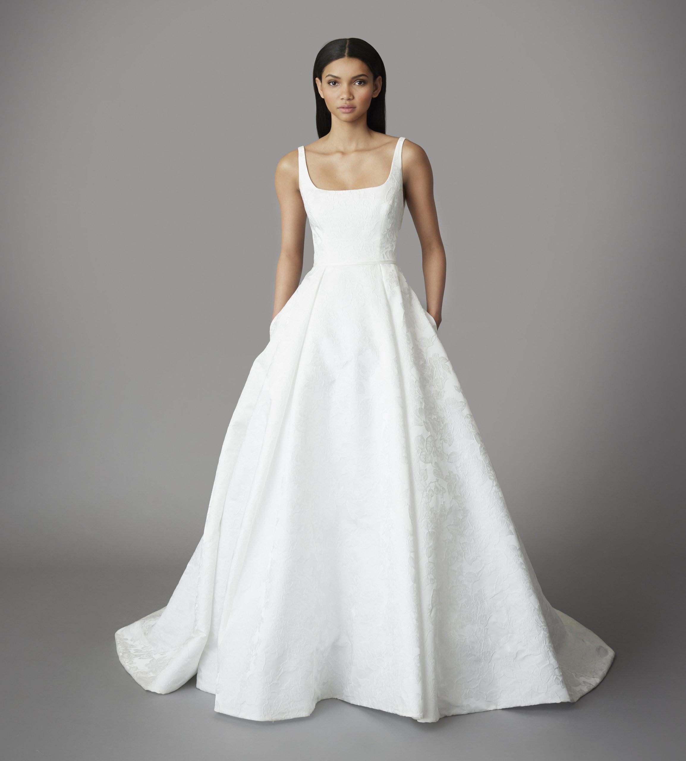 Sleeveless Ball Gown Wedding Dress With Back Bow by Allison Webb - Image 1