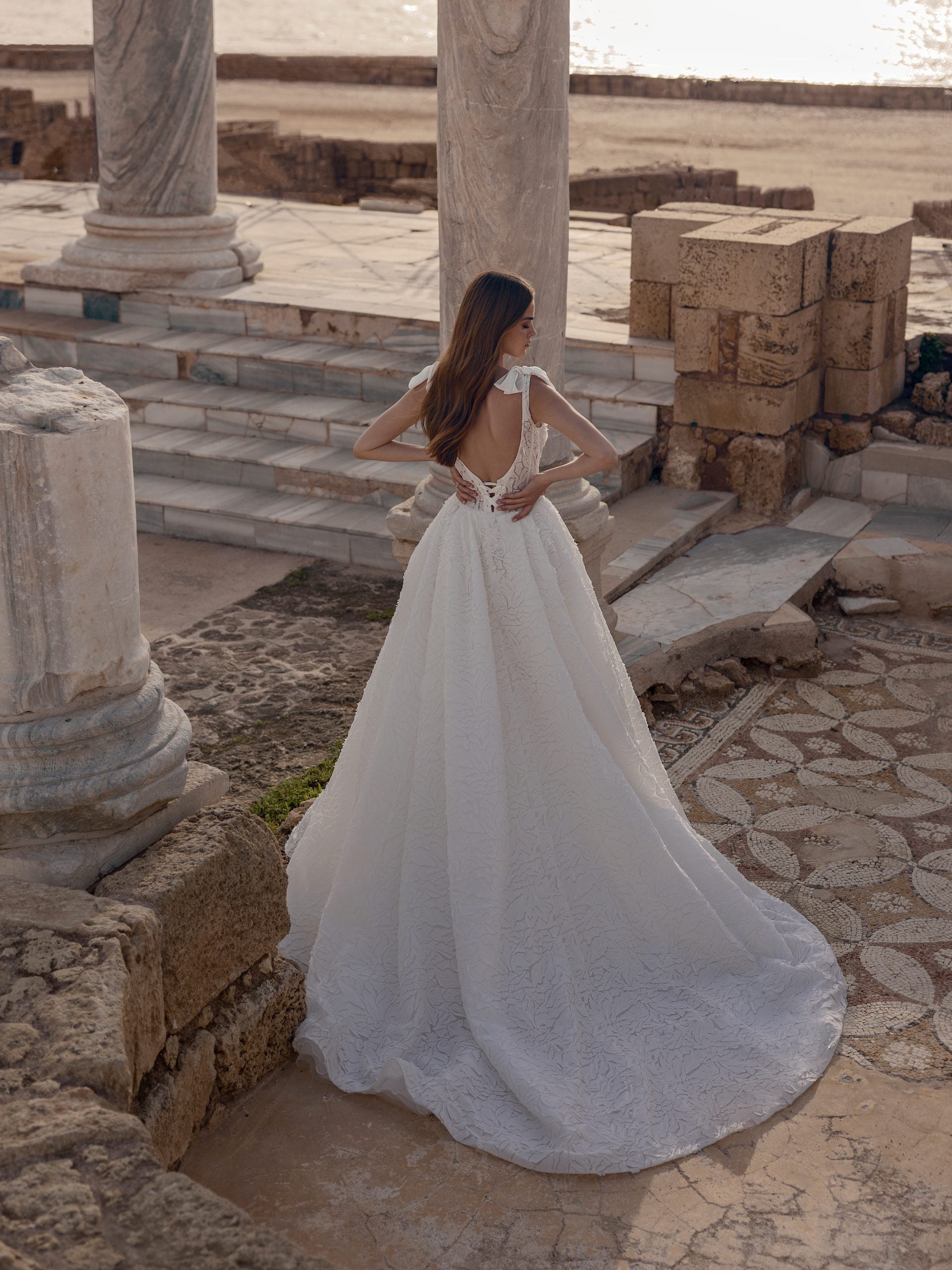 Sleeveless Ball Gown Wedding Dress With Corset Back by Love by Pnina Tornai - Image 2