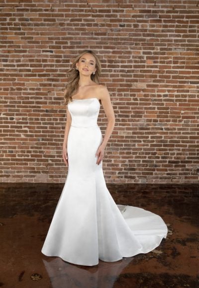Strapless Fit And Flare Wedding Dress by Essense of Australia