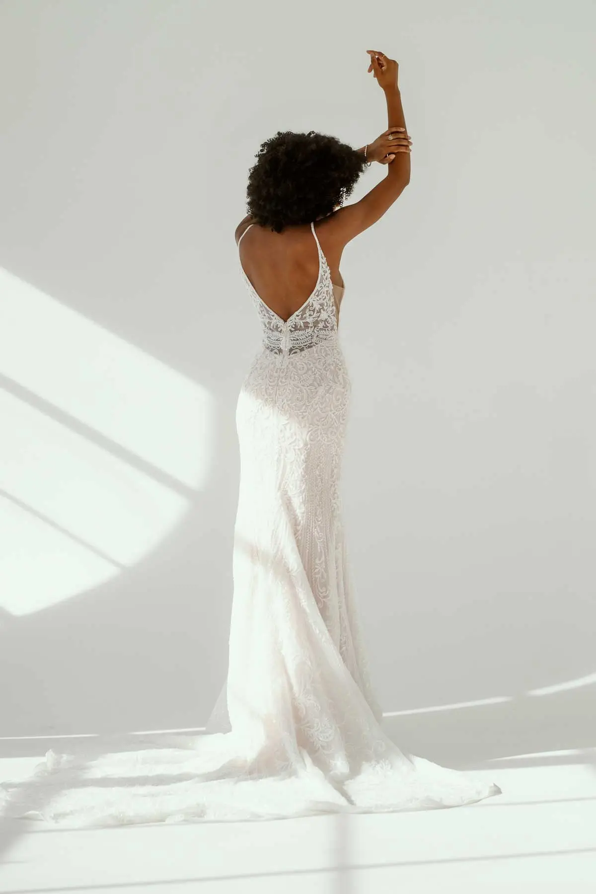 Classic And Romantic Fit And Flare V-neck Dress | Kleinfeld Bridal