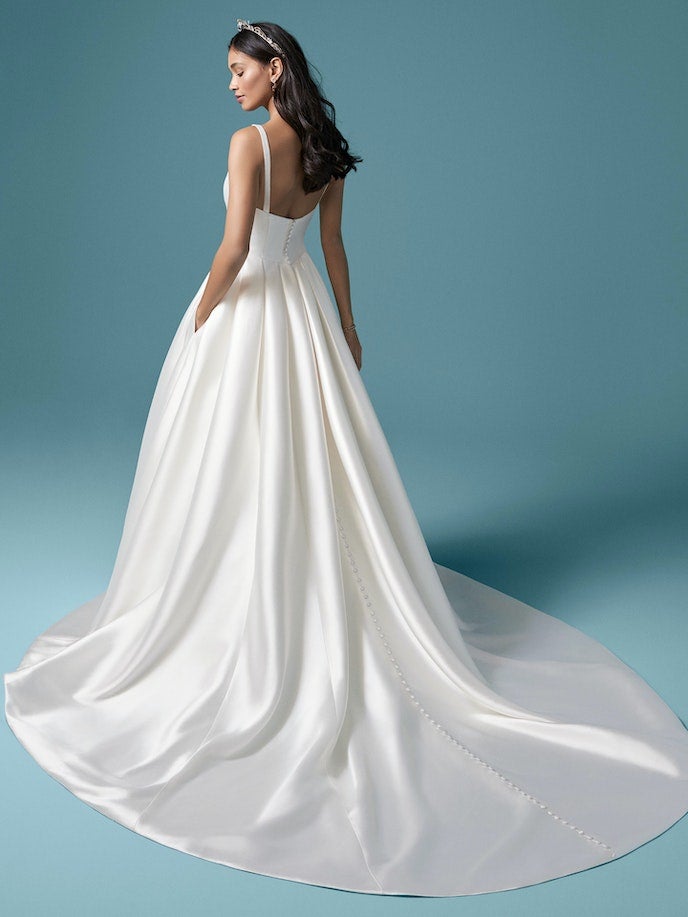 Regal And Simple Ball Gown by Maggie Sottero - Image 2