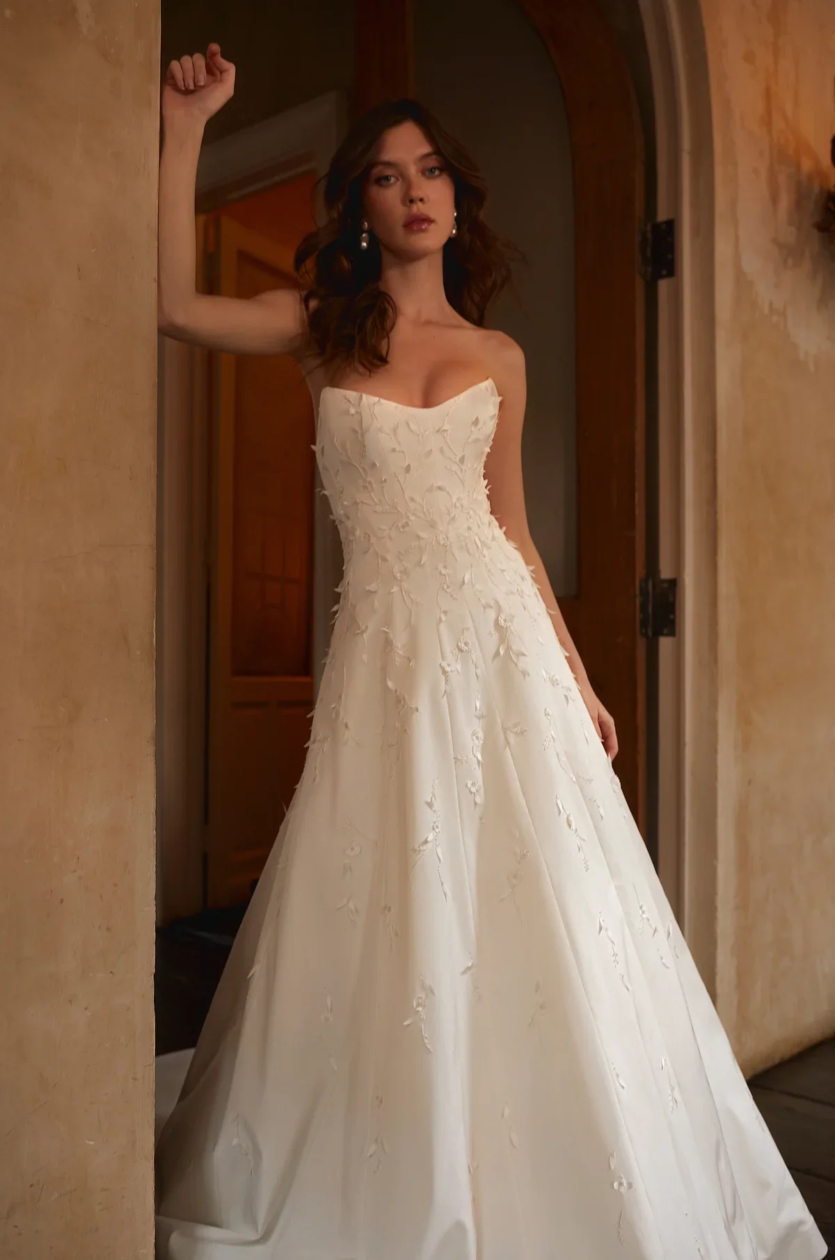Classic Sweetheart Strapless Gown by Enaura Bridal - Image 1
