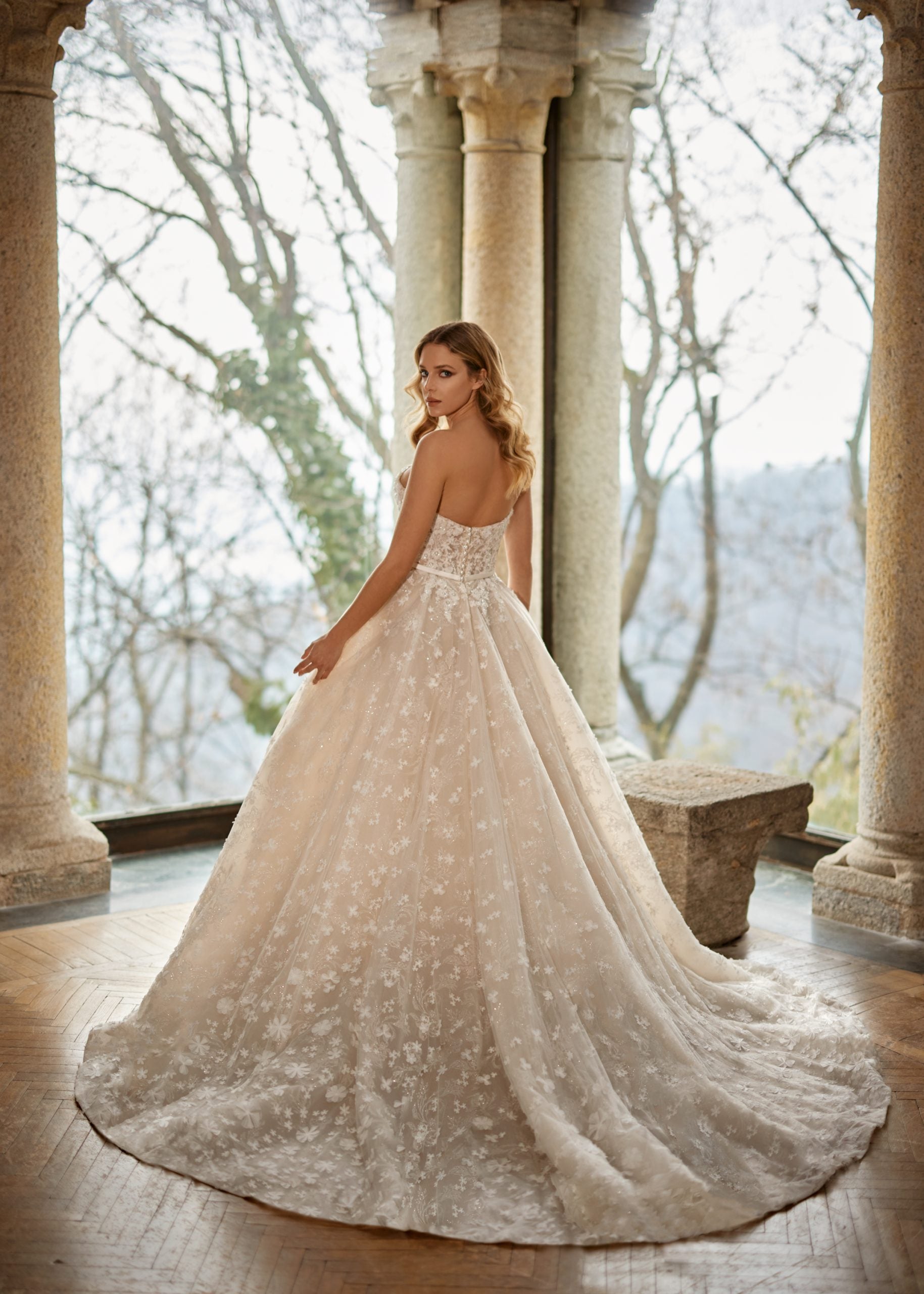 Romantic Scoop-necked Strapless Gown by Randy Fenoli - Image 2