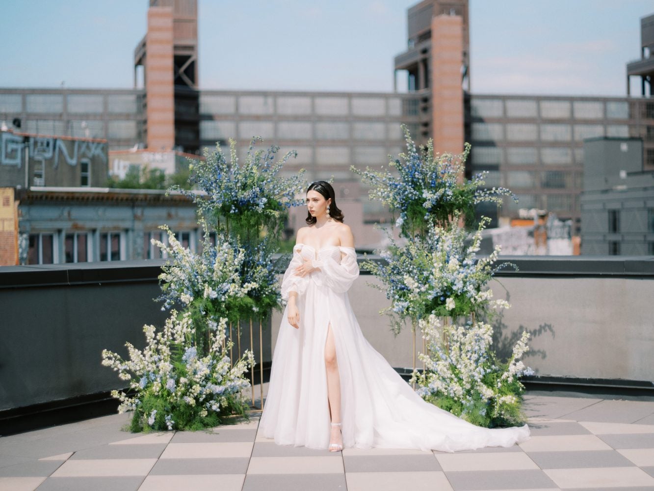 Off The Shoulder Lace Long Sleeve Fit And Flare Wedding Dress | Kleinfeld  Bridal