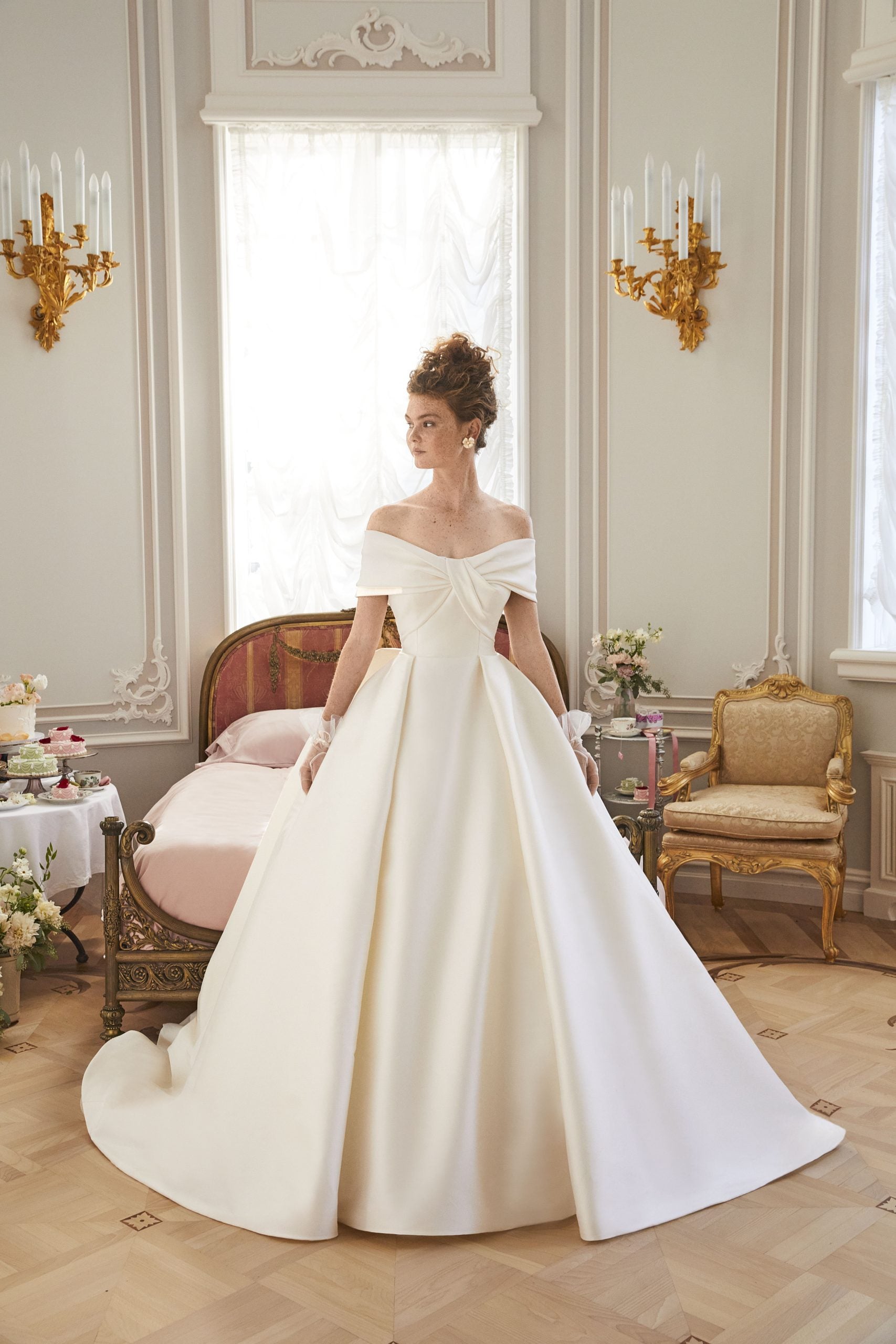 Chic And Dramatic Off-the-Shoulder Ball Gown by Sareh Nouri - Image 1