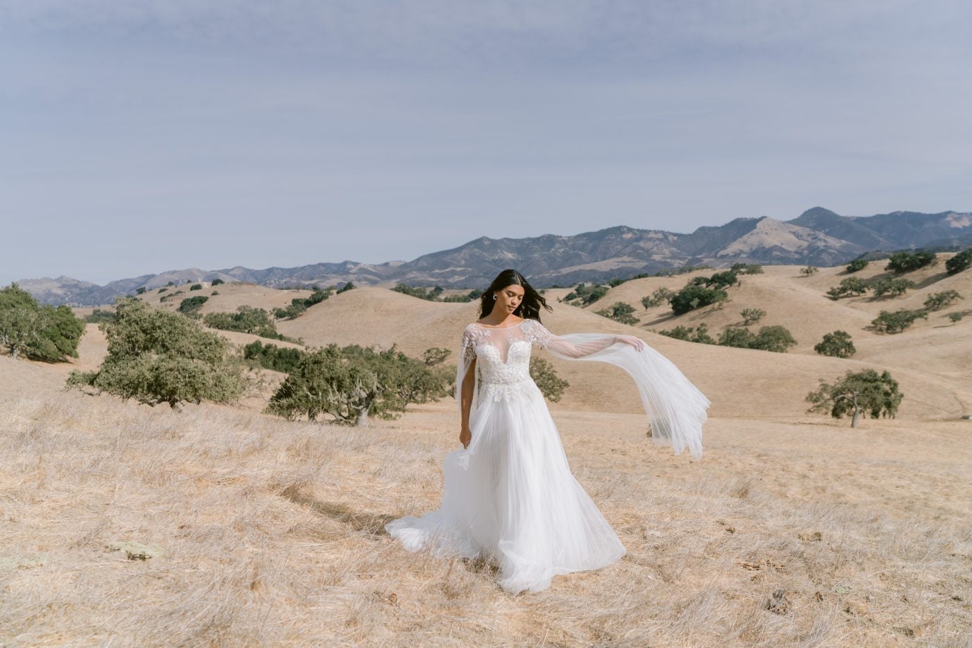 ethereal wedding dress