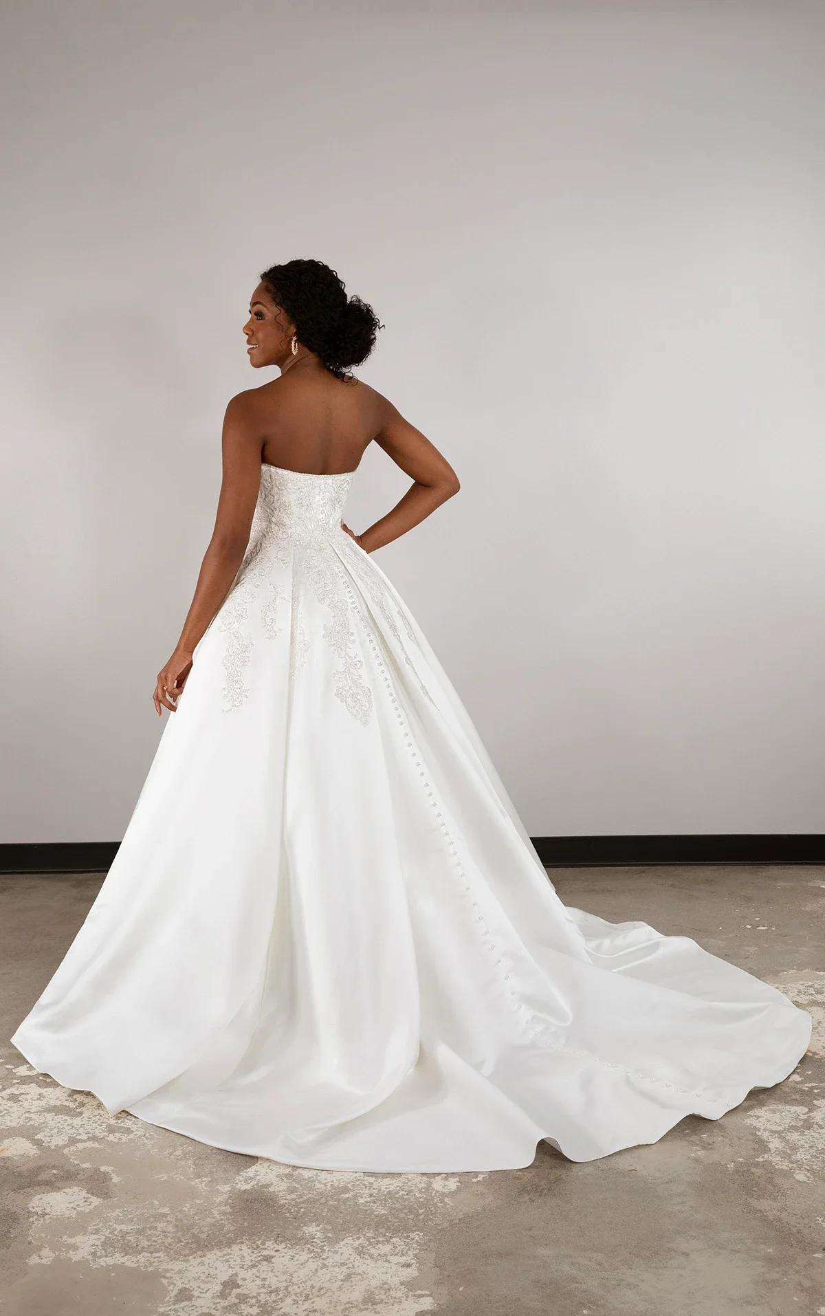 Regal Strapless Ball Gown by Essense of Australia - Image 2