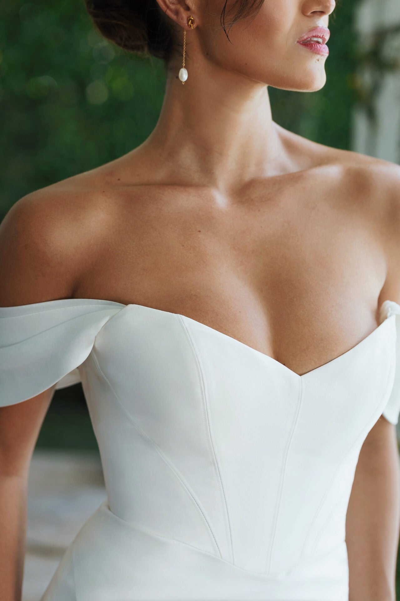 Simple And Modern Corset Fit-and-Flare Gown by Martina Liana - Image 4