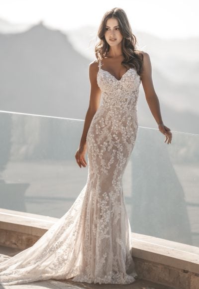 Romantic Lace Fit-and-Flare Gown by Allure Bridals