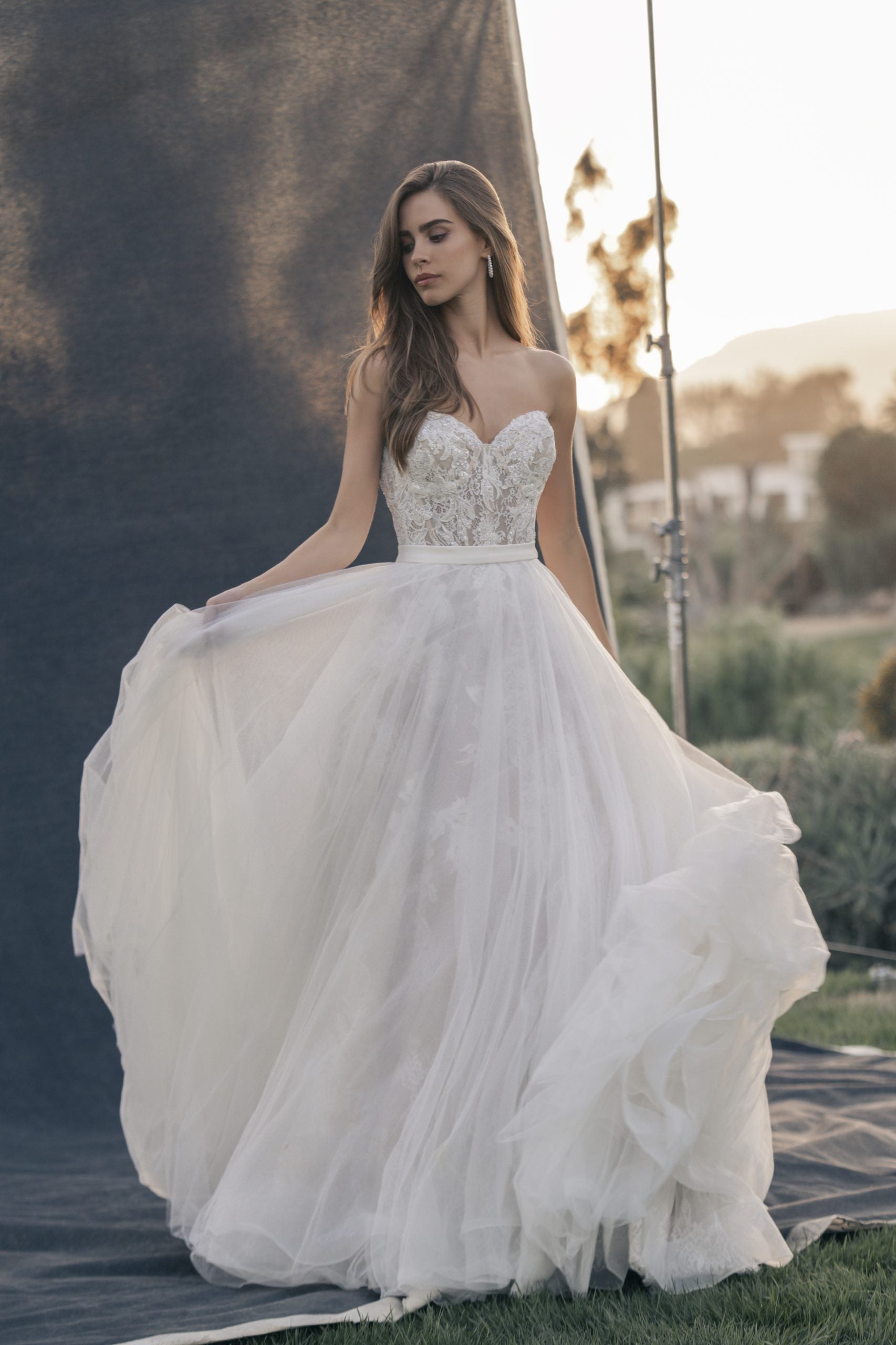 Romantic And Ethereal Tulle A-Line Gown by Allure Bridals - Image 1