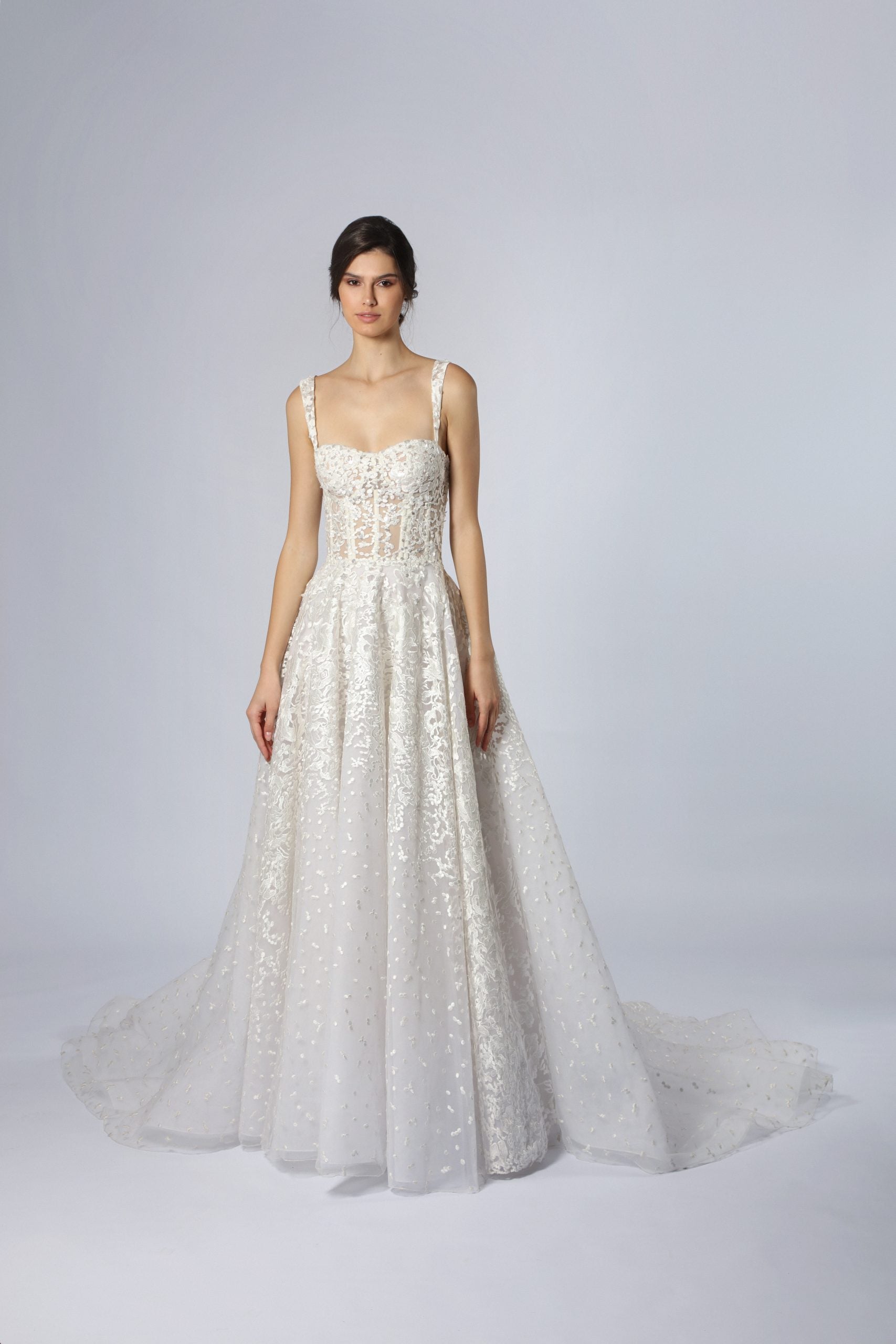 Sweetheart Embroidered A-Line Gown by Tony Ward - Image 1